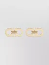 Ferragamo 2 Hooks Earrings Gold-tone Finish In Gold