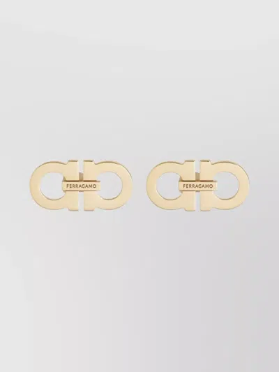 Ferragamo Earrings 2 Hook Gold-tone Finish