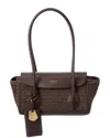 Ferragamo Salvatore Feragamo East-west Leather Tote In Brown
