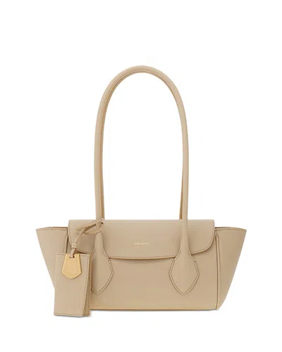 Ferragamo Small Firenze Shoulder Bag In Stone