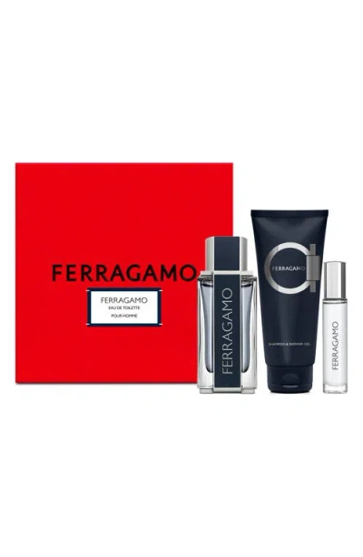 Ferragamo Eau De Toilette 3-piece Gift Set $152 Value In No Color
