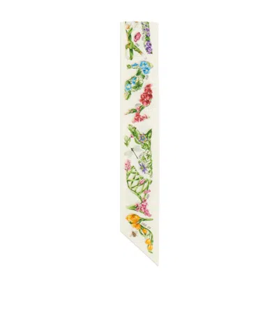Ferragamo Eden Shoes Print Silk Mini Bandeau