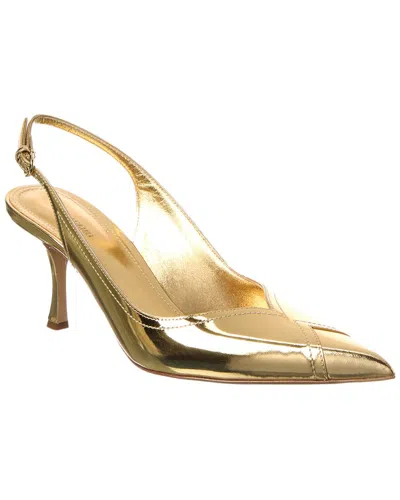Ferragamo Egna Leather Slingback Pump In Animal Print