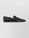Ferragamo Elaine Vara Buckle Loafers In Calf Leather In Gray