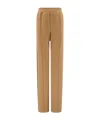 Ferragamo Logo Track Pants In Brown