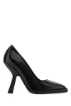 Ferragamo Stylish Leather Anser X5 Pumps With 11.5 Cm Heel In Black