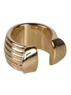 Ferragamo Logo Engraved Ring