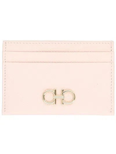 Ferragamo Elegant Mini Wallet For Women In White