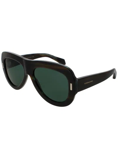 Ferragamo Elegant Plastic Sunglasses - Sf2029 Se Style For Women In Black