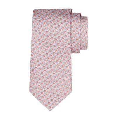 Ferragamo Elephant Print Silk Tie