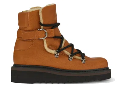 Pre-owned Ferragamo Elimo F Boots (women's) Sneakers In Brown