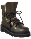 Ferragamo Elimo Leather Boot In Brown