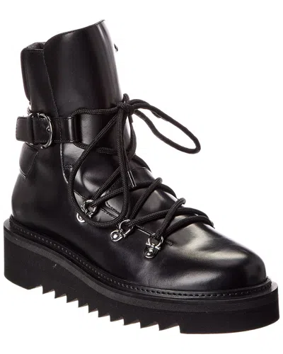 Ferragamo Elimo Leather Bootie In Multi