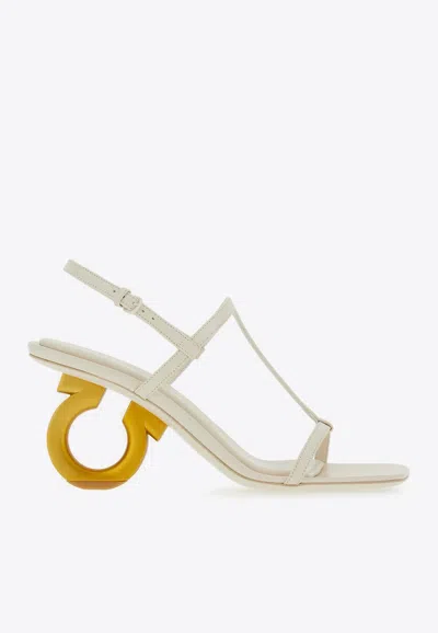 Ferragamo Elina Sandal In White