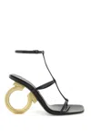 Ferragamo 'elina' Sandals In Black