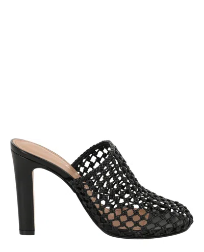 Ferragamo Ellas X5 Caged Mules In Black