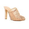 Ferragamo Ellas X5 Womens Evening Woven Heels In Beige