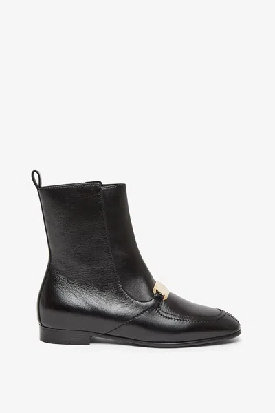 Ferragamo Elmira Black Boots