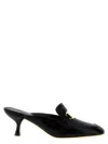 Ferragamo Ophelia 55 Bow-embellished Slingback Pumps In Black