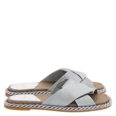 Ferragamo Elvira Rope-trim Slide Sandals In Multi
