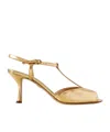 Ferragamo Ely T-strap Sandal In Nude