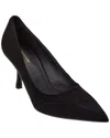 Ferragamo Elydea Suede Pump In Black
