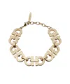 Ferragamo Crystal Embellished Gancini Bracelet
