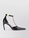 Ferragamo Lysandra Patent T-strap Stiletto Pumps