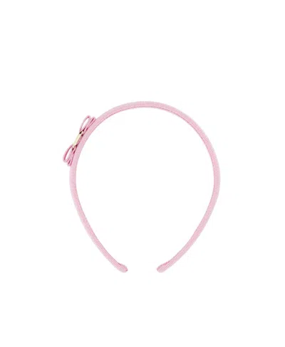 Ferragamo Emblem Headband In Pink