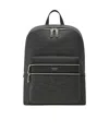 Ferragamo Men's Ss24 Black Leather Luxury Handbag In Black