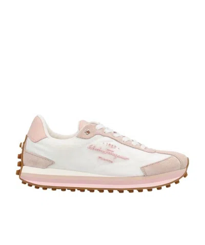 FERRAGAMO SALVATORE FERRAGAMO PANELLED LOW-TOP SNEAKERS