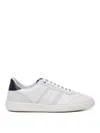 Ferragamo White Low Top Signature Sneakers In Azul