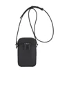 Ferragamo Embossed Satchel In Black