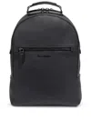 Ferragamo Textured Backpack Adjustable Straps In Black