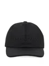 Ferragamo Embroidered-logo Baseball Cap In Black