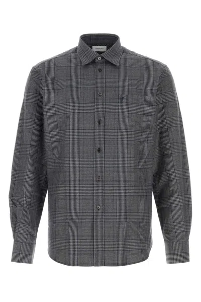 FERRAGAMO EMBROIDERED OXFORD SHIRT