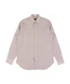 Ferragamo Embroidered Shirt With Logo In Nude
