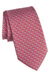 Ferragamo Equestrian Silk Tie
