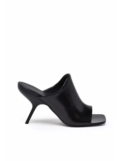 Ferragamo Era Leather Mules In Black