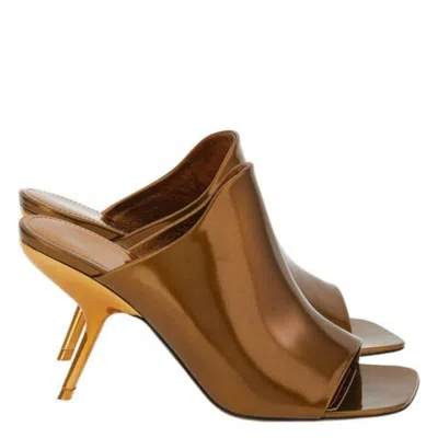 Ferragamo Era X5 Leather Open-toe Sandals In Green