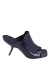 Ferragamo 95 Nappa Leather Mules In Blue