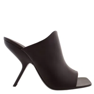 Ferragamo Era X5 Nappa Leather Mules In Black