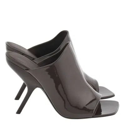 Ferragamo Era X5 Patent Leather Mules In Multi