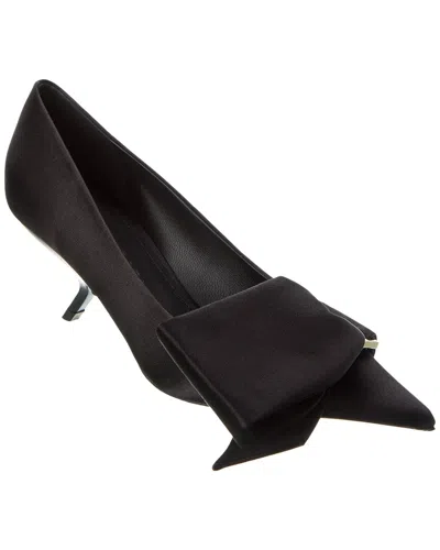 Ferragamo Erica Satin Pump In Black