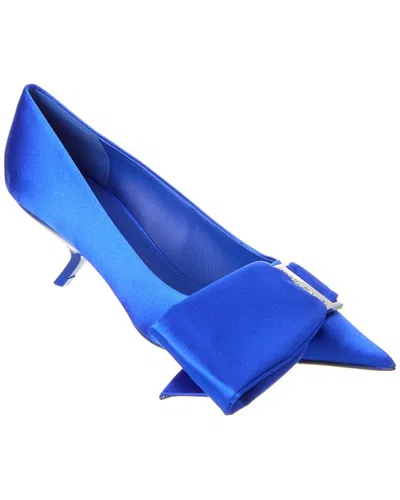 Ferragamo Erica Satin Pump In Blue