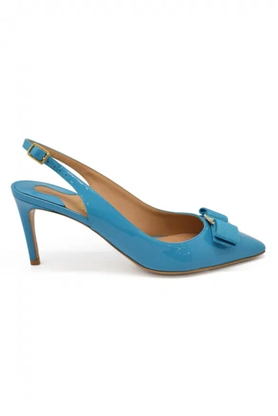 Ferragamo Erina Pumps In Blue