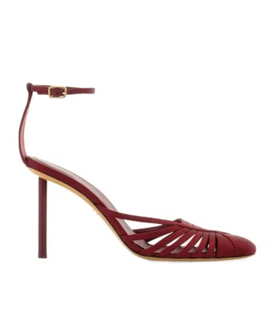 Ferragamo Ermelia High-heeled Sandals In Red