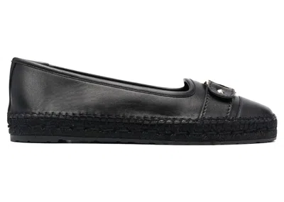 Pre-owned Ferragamo Espadrillas (women's) Sneakers In Black