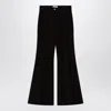 Ferragamo Espresso Flared Pants Women In Black