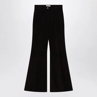 Ferragamo Espresso Flared Pants Women